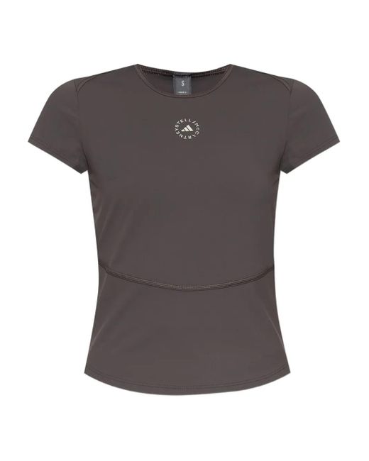 Adidas By Stella McCartney ロゴ Tシャツ Gray