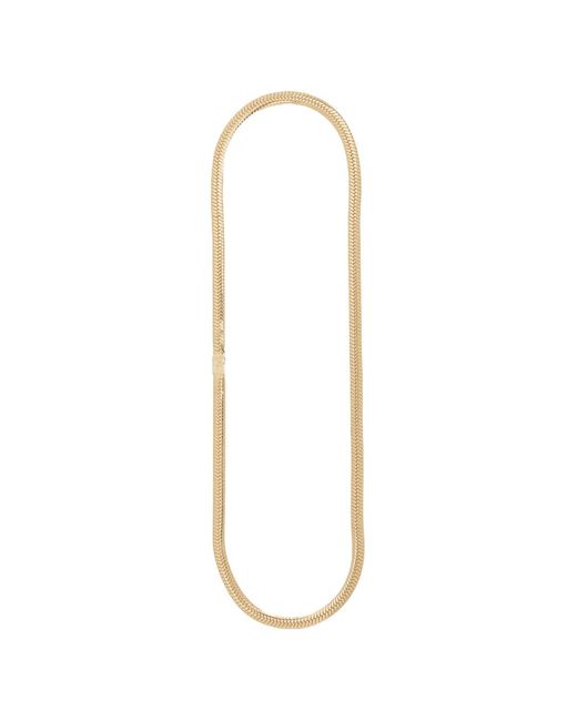 Dorothee Schumacher White Snake Chain Belt
