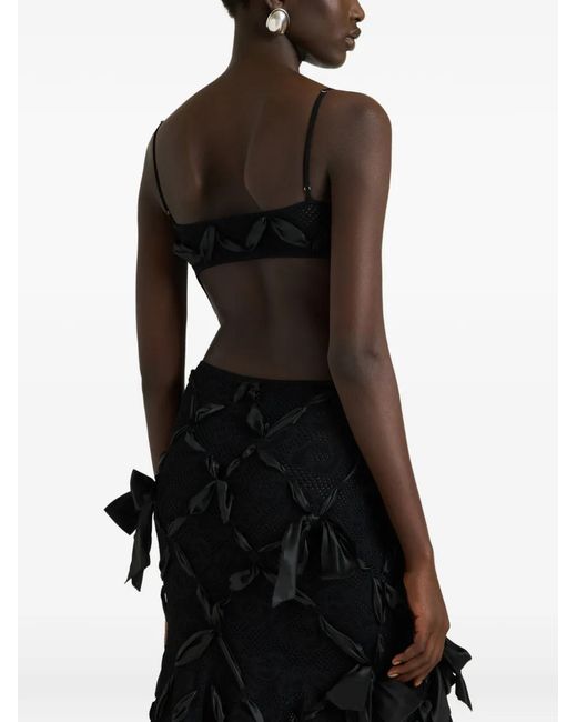 Givenchy Black Sliced Long Dress