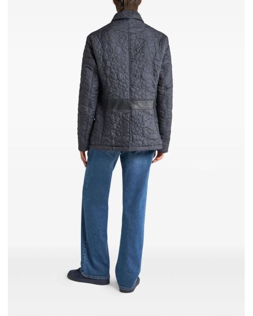 Etro Black Quilted Jacket for men