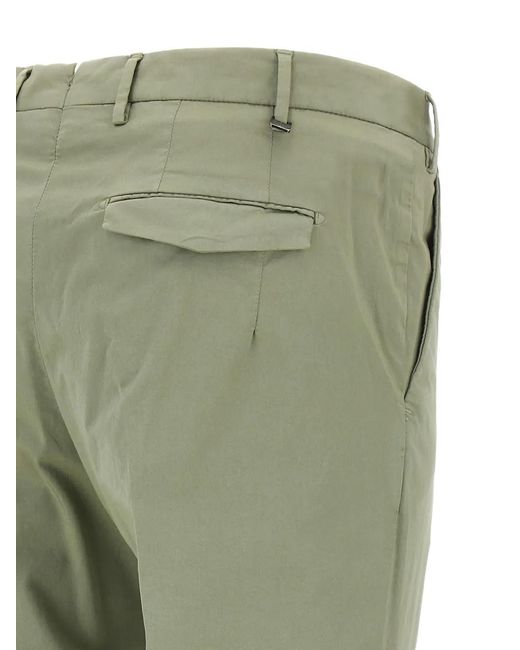 PT Torino Green Master Pressed-Crease Trousers for men