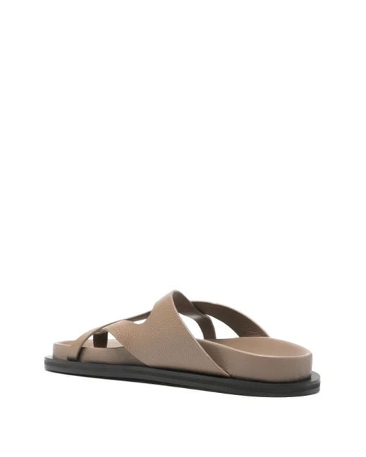 A.Emery Brown Claude Flat Sandals
