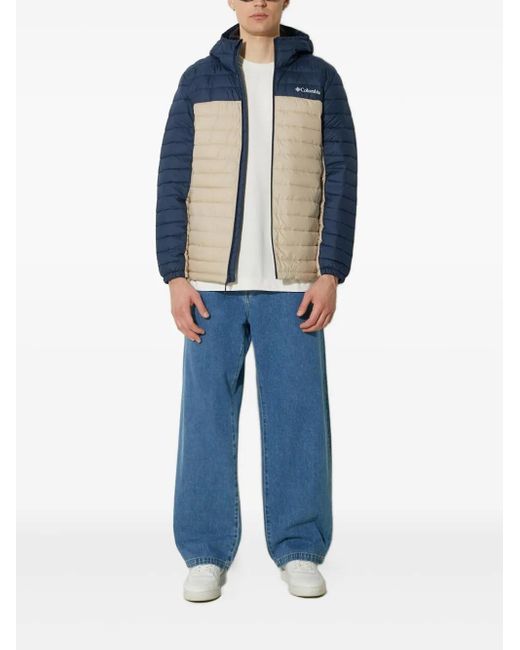 Columbia Blue Falls Hooded Quilted Jacket for men