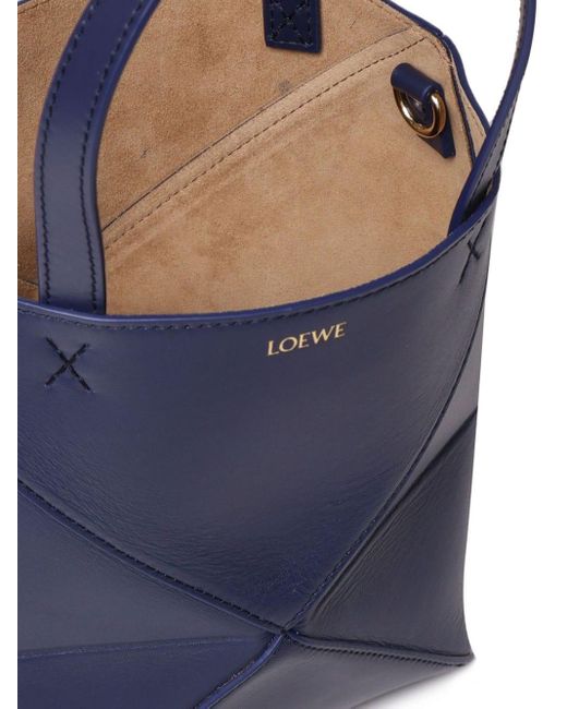 Loewe Mini Puzzle Fold Tote Bag in Blue Lyst UK