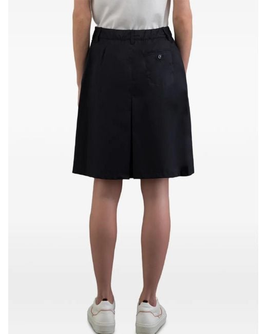 Moorer Blue Pleated Skort
