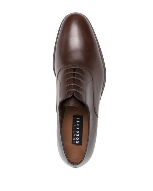 Fratelli Rossetti Brown 20Mm Leather Oxford Shoes for men