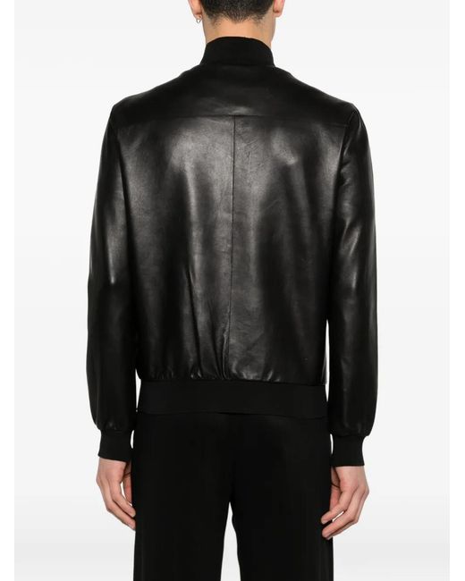 The Jack Leathers Black Derek Jacket for men