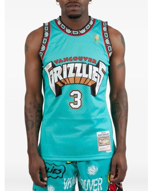 メンズ Mitchell & Ness Grizzlies ジャージートップ Blue