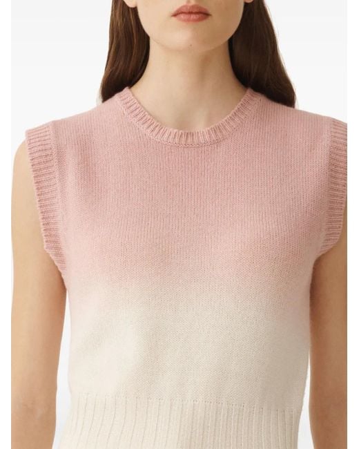 Fabiana Filippi グラデーション トップ Pink