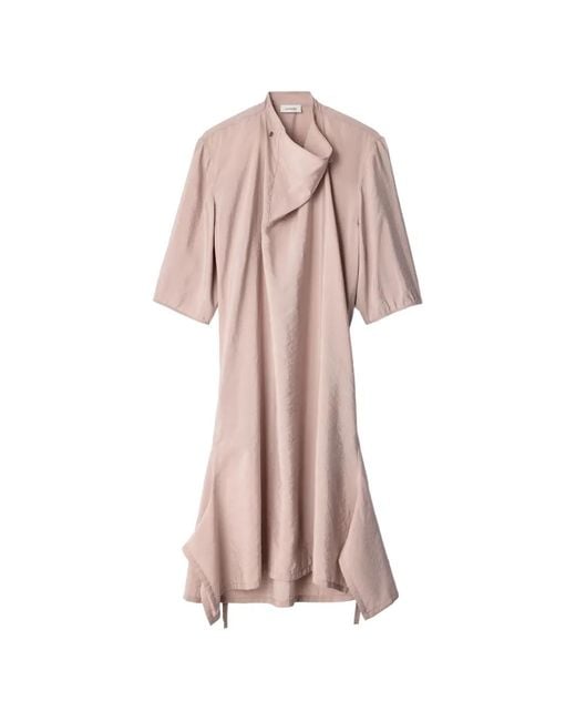 Lemaire Pink Soft-Collar Dress