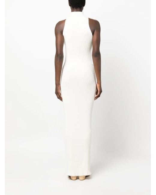 Aeron White Zero Maxikleid