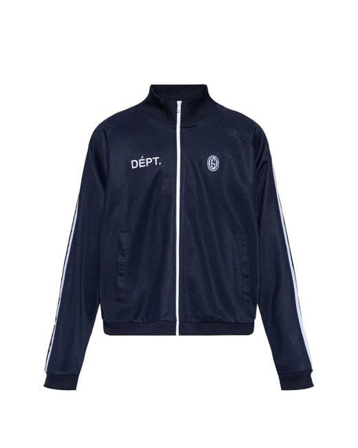 GALLERY DEPT. Blue Jk Logo-Embroidered Side-Stripe Jacket for men