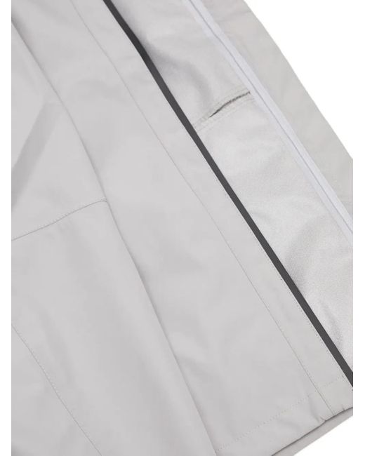 Daily Paper Gray Kunle Hooded Zip-Front Jacket for men