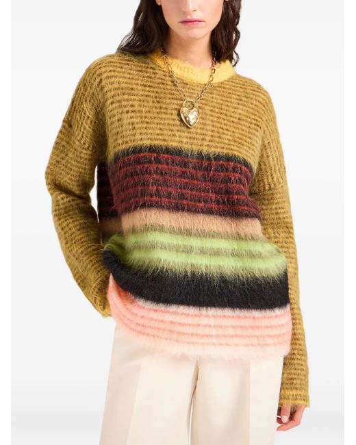 LaDoubleJ Green Round-Neck Sweater