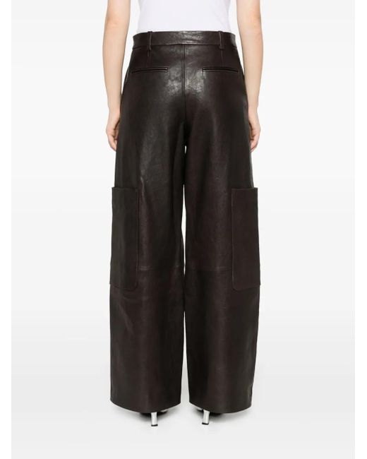 Khaite Black Caiton Trousers
