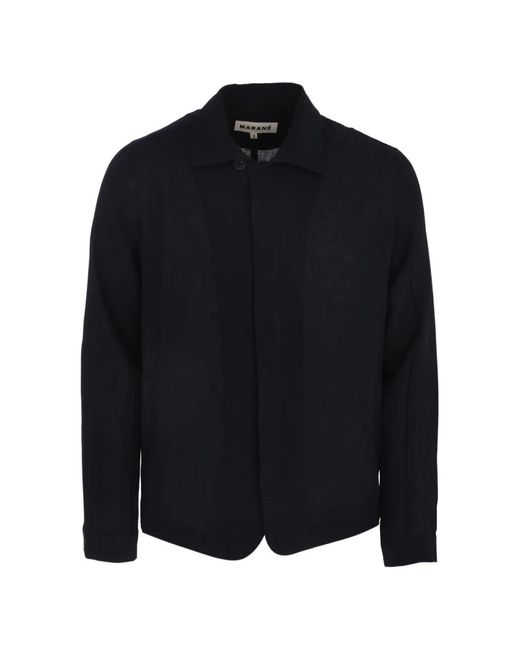 Marane Black Lucas Shirt Jacket for men