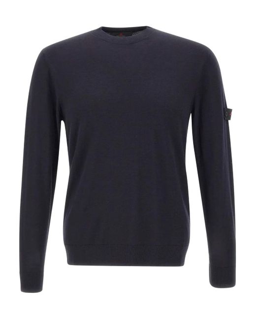 Jersey con parche del logo Peuterey de hombre de color Blue