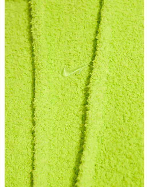 Nike Green Phoenix Bouclé Hoodie