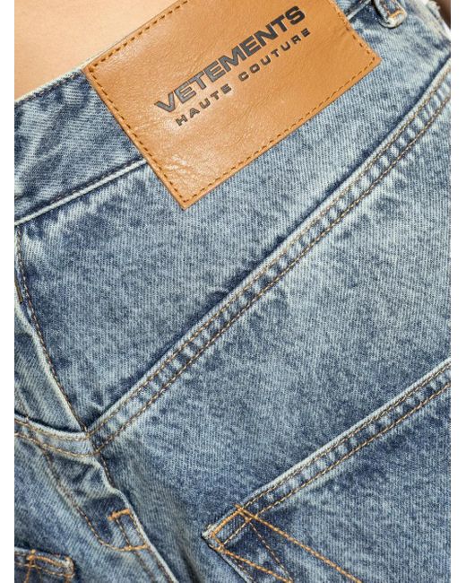 Vetements ダメージ ジーンズ Blue