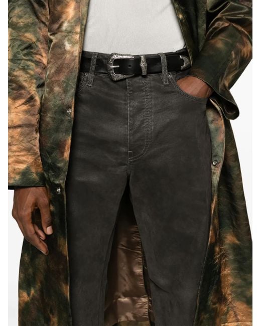sunflower Gray Straight Twist Trousers for men