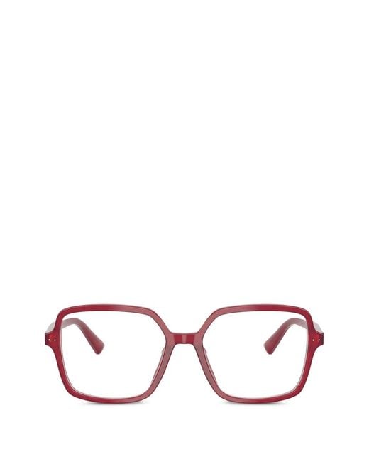 Jimmy Choo Pink Rectangle Jc3046U Glasses