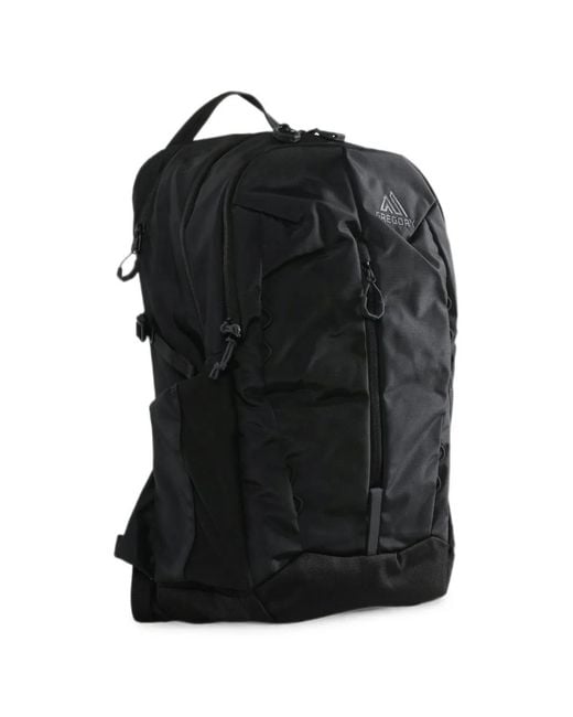 Gregory Black Logo-Print Backpack