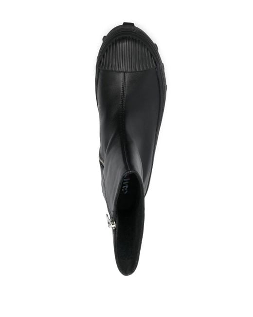 CAMPERLAB Black Traktori Leather Boots
