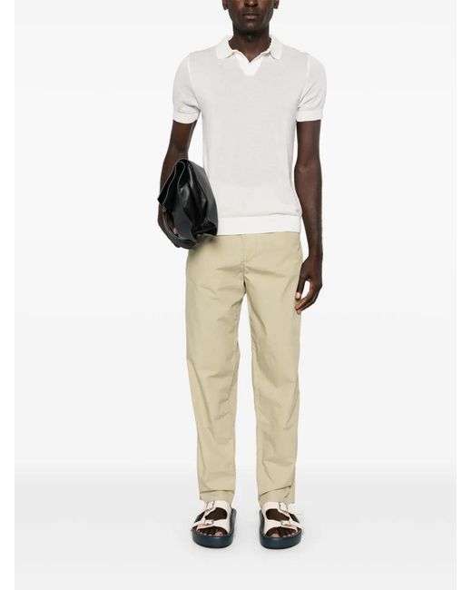 Closed Natural Dover Tapered Trousers for men