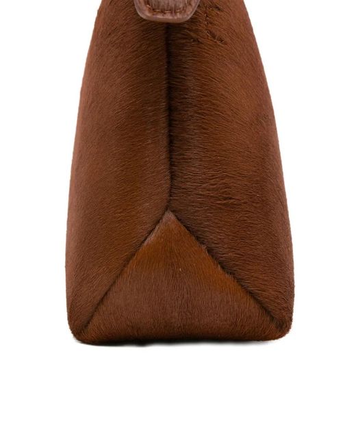 Khaite Brown Lina Clutch Bag