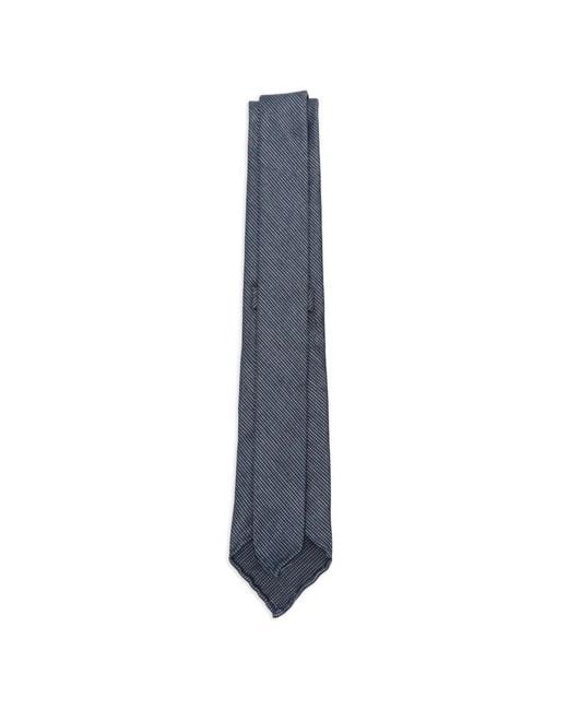 Dell'Oglio Blue Martin Patterned Tie for men