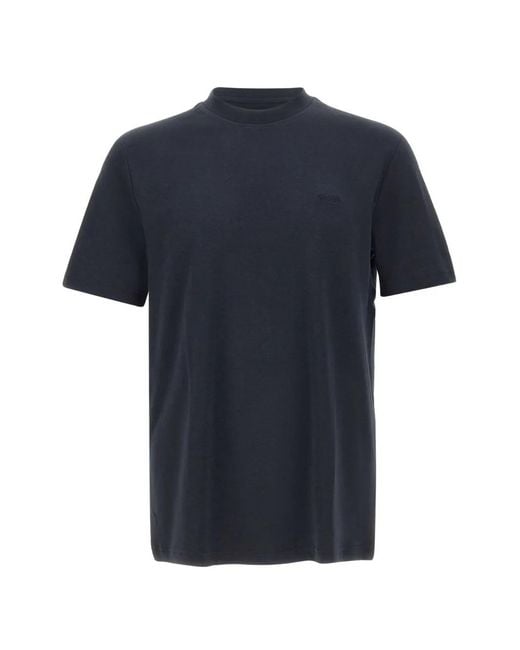 Boss Blue Crew-Neck T-Shirt for men
