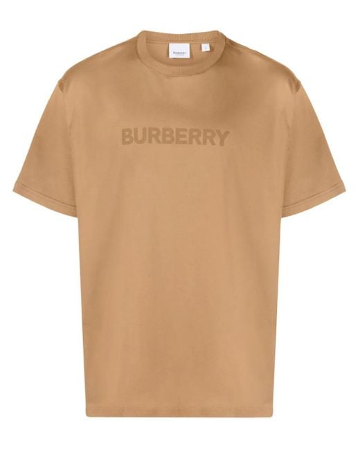 Burberry T-Shirt Mit Logo-Print in Natural für Herren