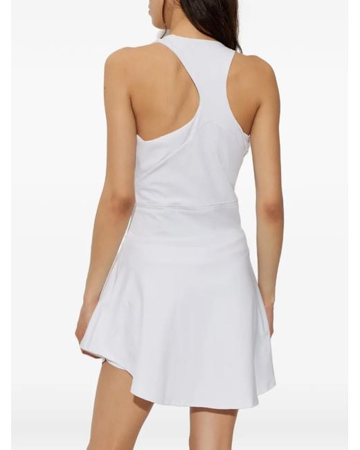 Adidas White Logo-Print Racerback Dress Set