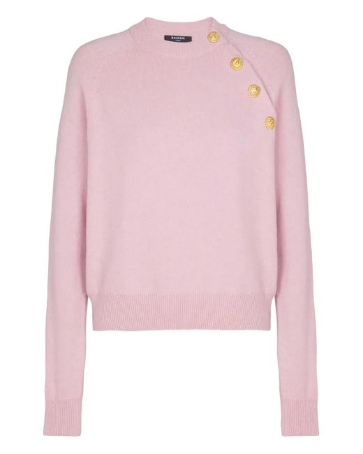Balmain Pink Short Sweater