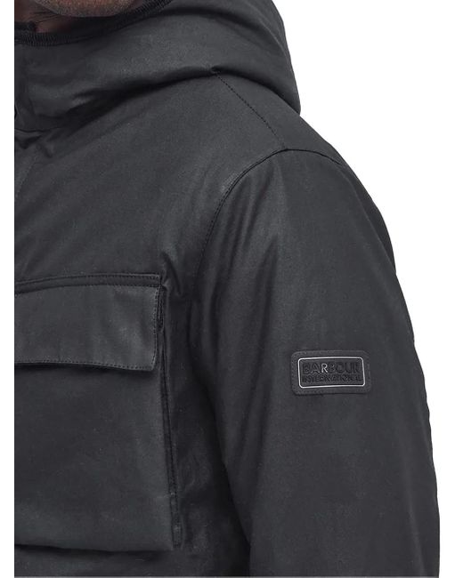 メンズ Barbour チェストポケット ジャケット Black