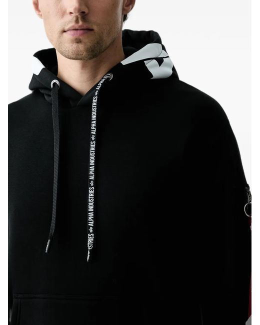 Alpha Industries Black Alpha Hoodie for men