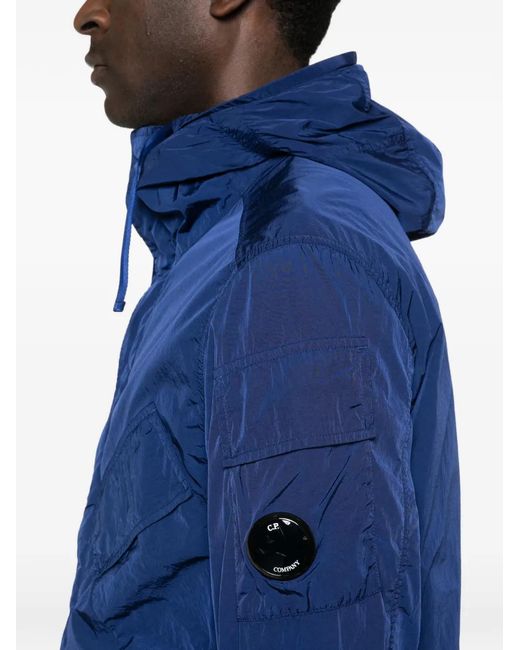 C P Company Blue Veste À Capuche for men