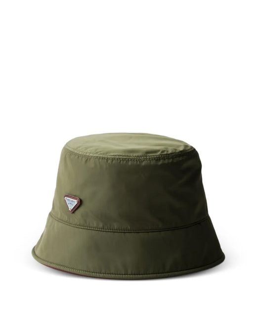 Prada Green Re-Nylon Bucket Hat