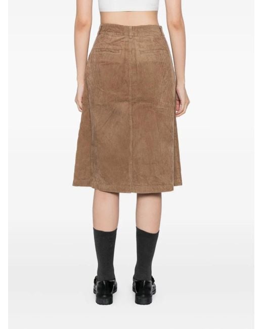 SPORT b. by agnès b. Brown Corduroy Skirt
