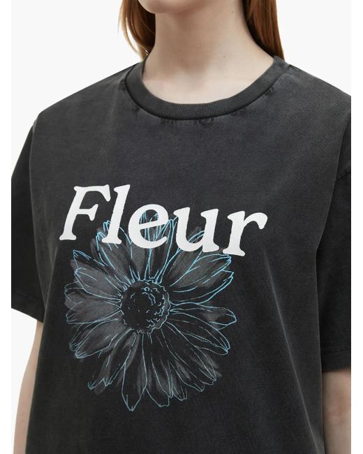 B+ AB Black Graphic Print T-Shirt
