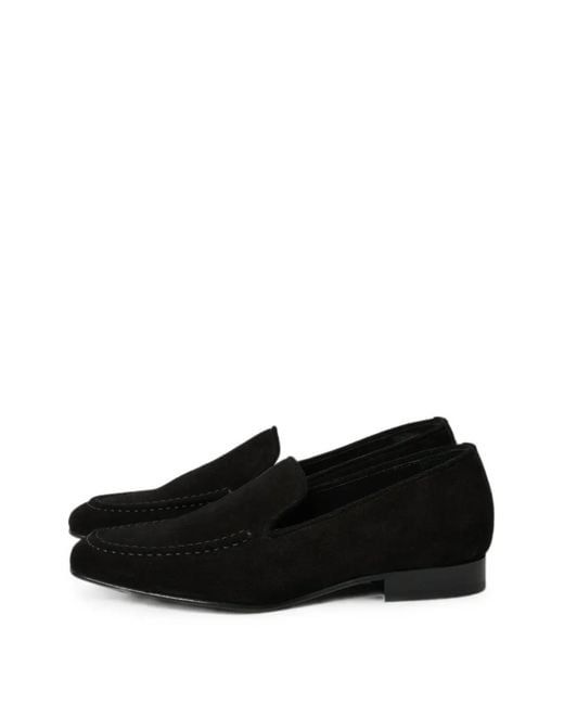 Studio Nicholson Black Elkann Suede Loafers