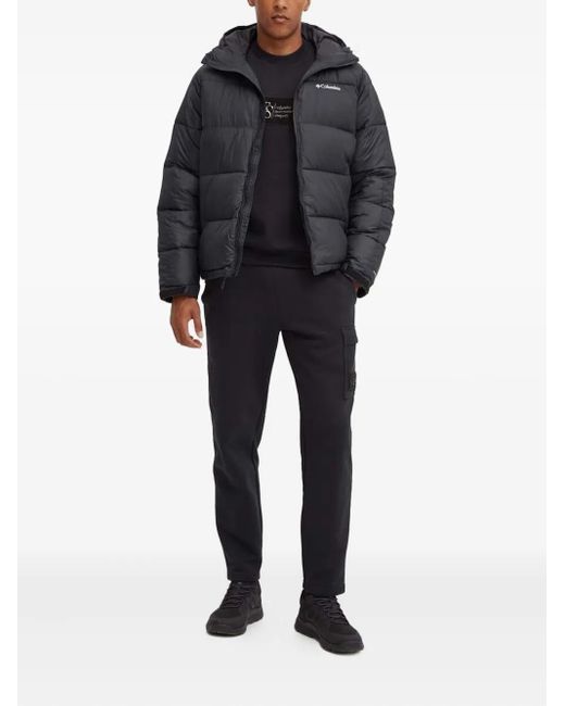 Columbia Black Pike Lake Ii Hooded Puffer Jacket for men