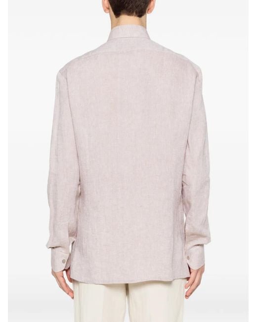 Kiton Overhemd in het Pink voor heren