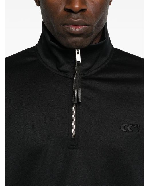 Jersey Con Media Cremallera CIARAN de hombre de color Black