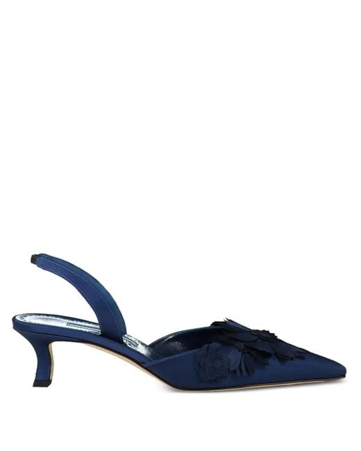 Manolo Blahnik Blue Moislifa Pumps