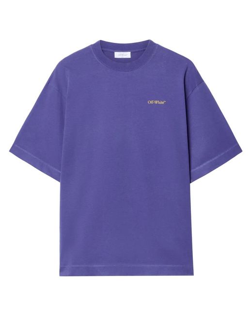 Off-White c/o Virgil Abloh Purple Tape Arrow T-Shirt for men