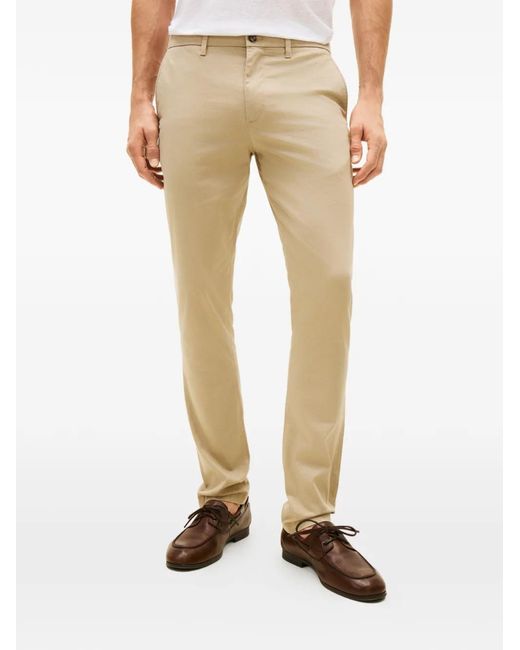 Tommy Hilfiger Natural Button Trousers for men