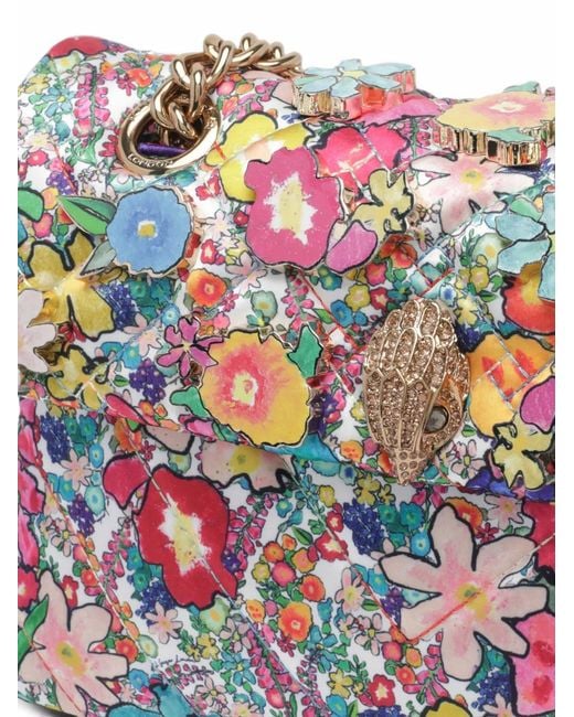 Kurt Geiger White Kensington Flower Bag