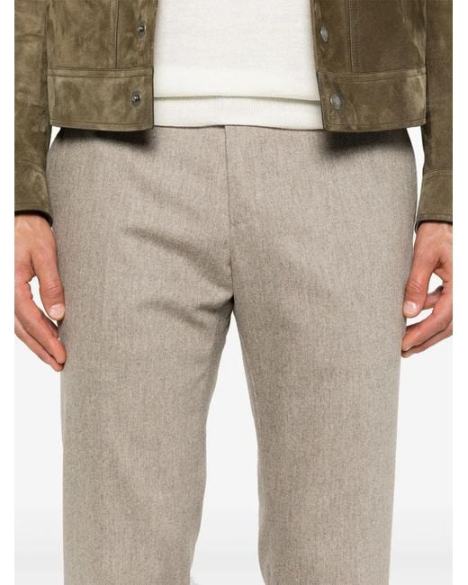 PT Torino Natural Felted Trousers for men