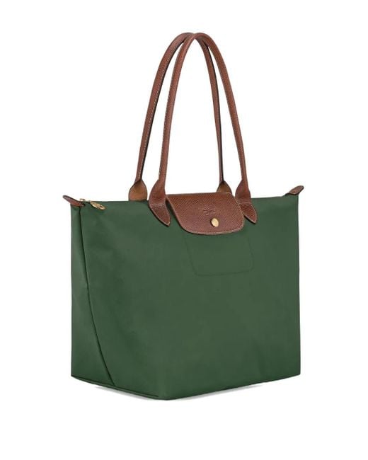 Longchamp Green Le Pliage Shoulder Bag
